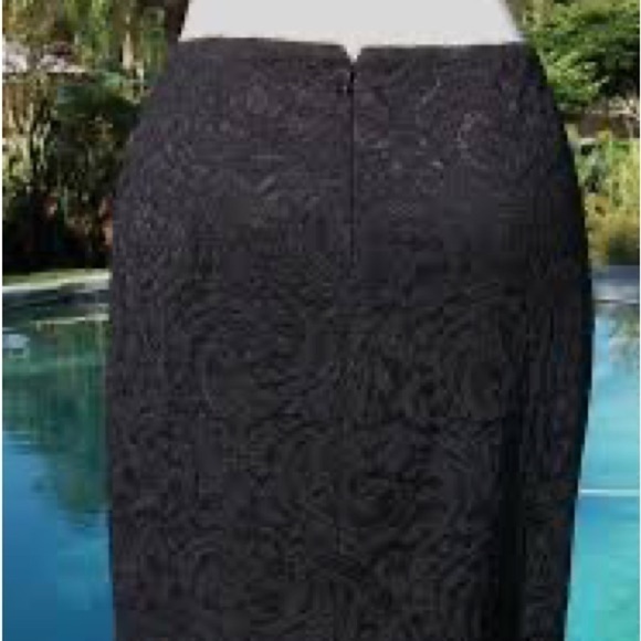 NWT, Cache, Black Lace Under Satin Lining, Sz. 10 - Picture 4 of 7